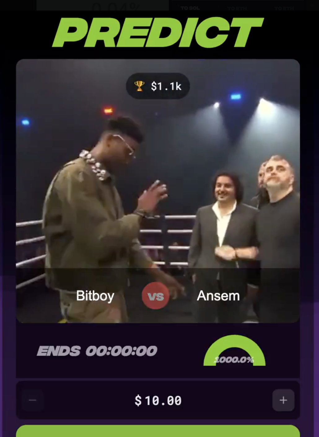 Ansem Bitboy Fight bet